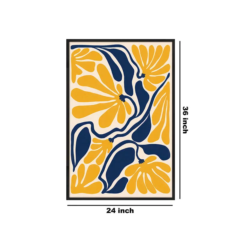 Campi Solis Floral Wall Painting With Frame media 6