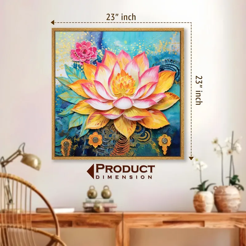 Celestial Koi Wall Art With Frame media 7