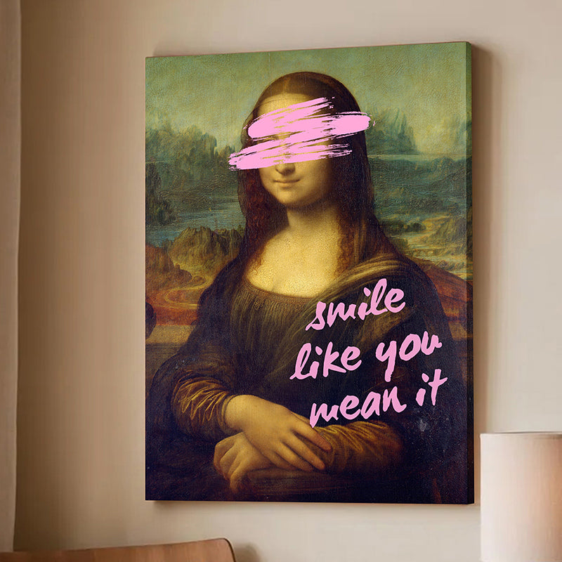 Smile Like You Mean It Canvas Wall Art media 4