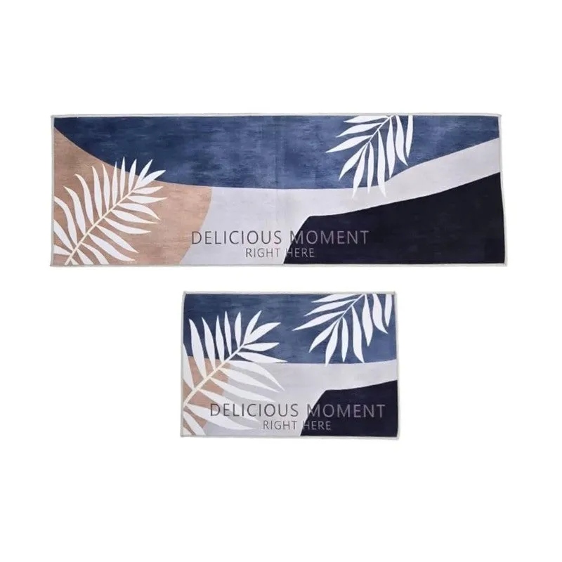 Grip Nest Glace Cotton/Microfiber Kitchen Mats - Set of Two media 3
