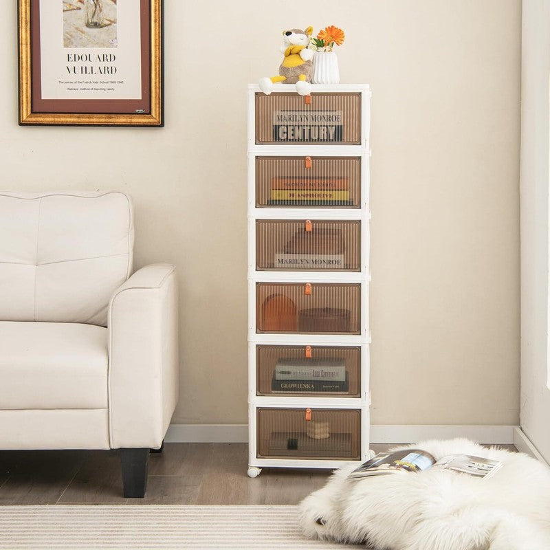 Pure Way Metal & Plastic Racks - White