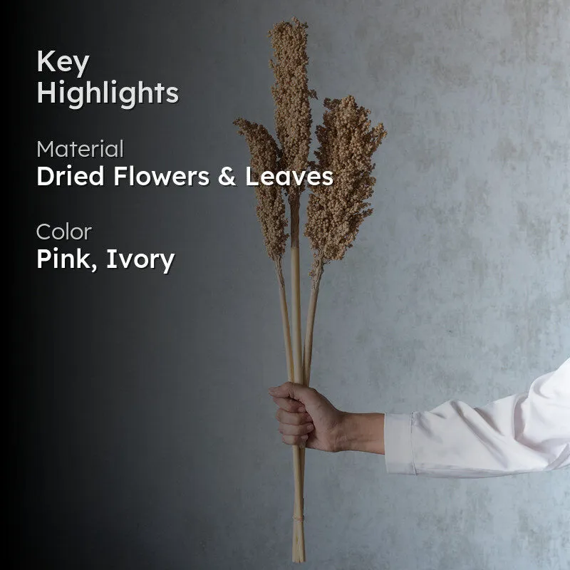 Esta Sola Wood Flower Stick (White & Pink) - Set Of Ten media 2