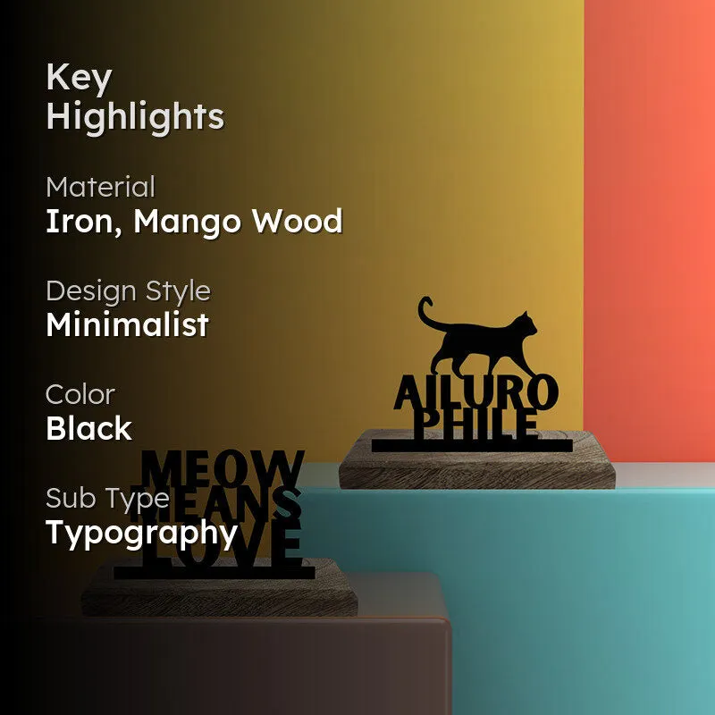 Ailurophile Showpiece - Set Of Two media 2