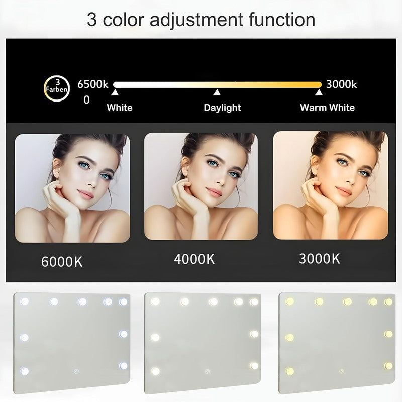 LumiEdge Vanity Wall Mirror With LED Lights media 7