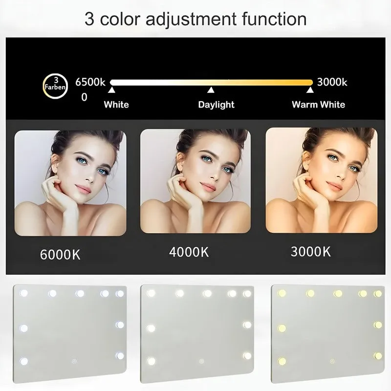 LumiEdge Vanity Wall Mirror With LED Lights - 7