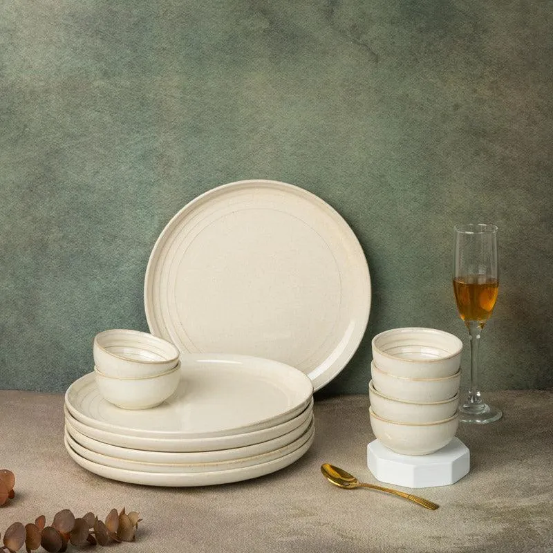 Estia Dining Set (Spanish White) - 12 Piece Set media 1