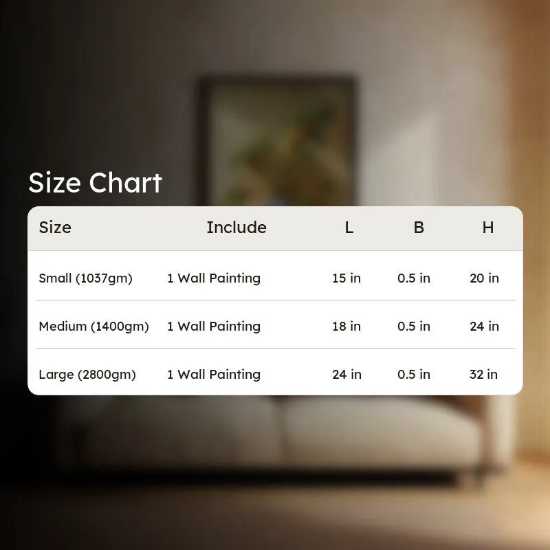 Pedestal Peach Canvas Wall Painting - Black Frame media 8