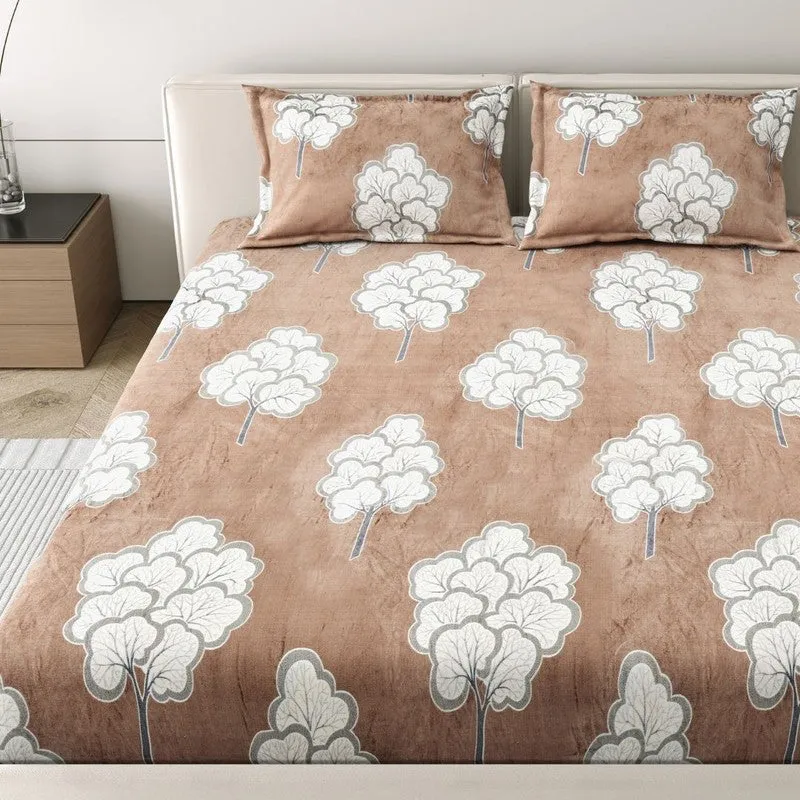 Floral Whisper Woolen Bedsheet - 150 GSM media 5