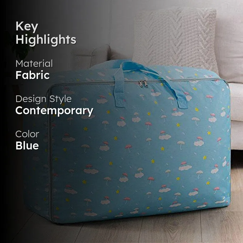 Dovira Fabric Cloth Organiser - Blue media 2