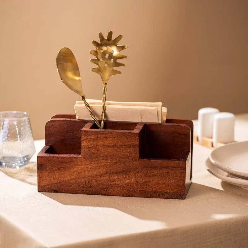 TimberNest MDF Cutlery Stand media 1