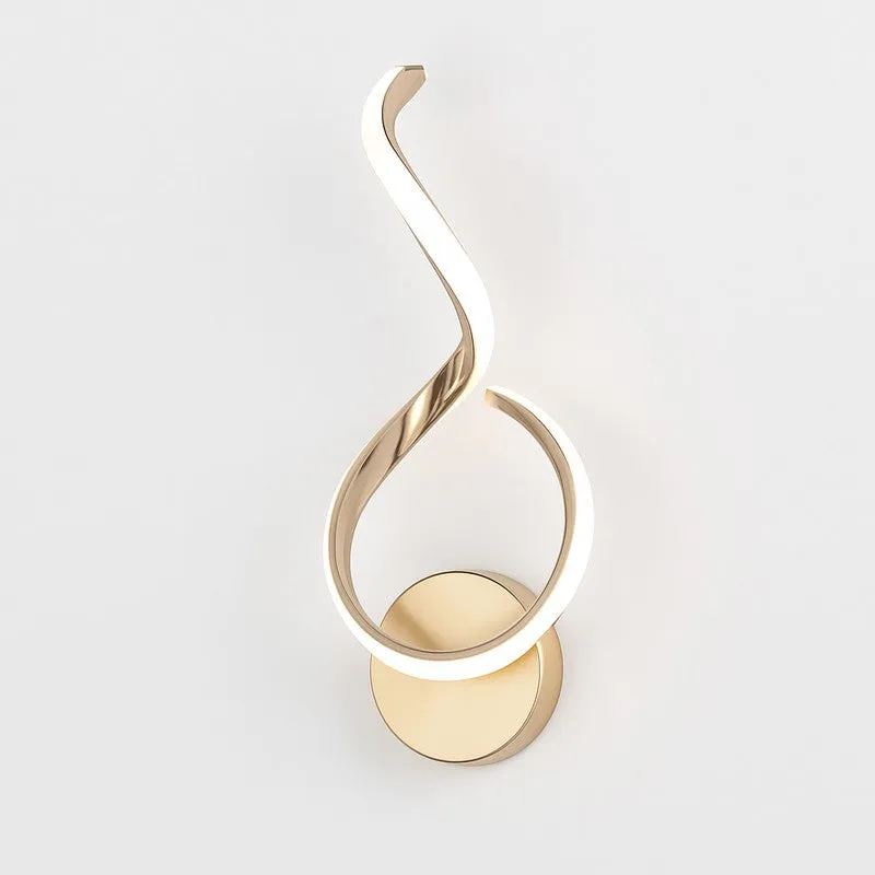 Swirl Aluminum Wall Lamp media 3