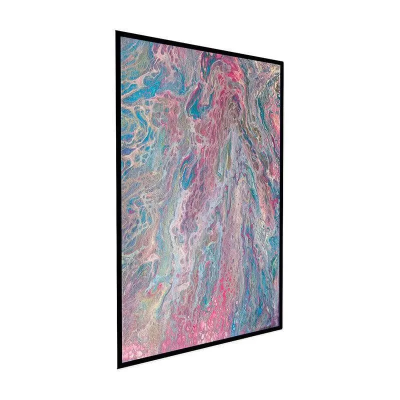 Divine Fluid Canvas Wall Painitng - Black Frame media 3