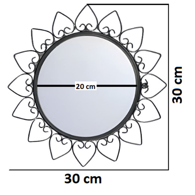 Rakia Bloom Iron Wall Mirror - Set Of Three media 5