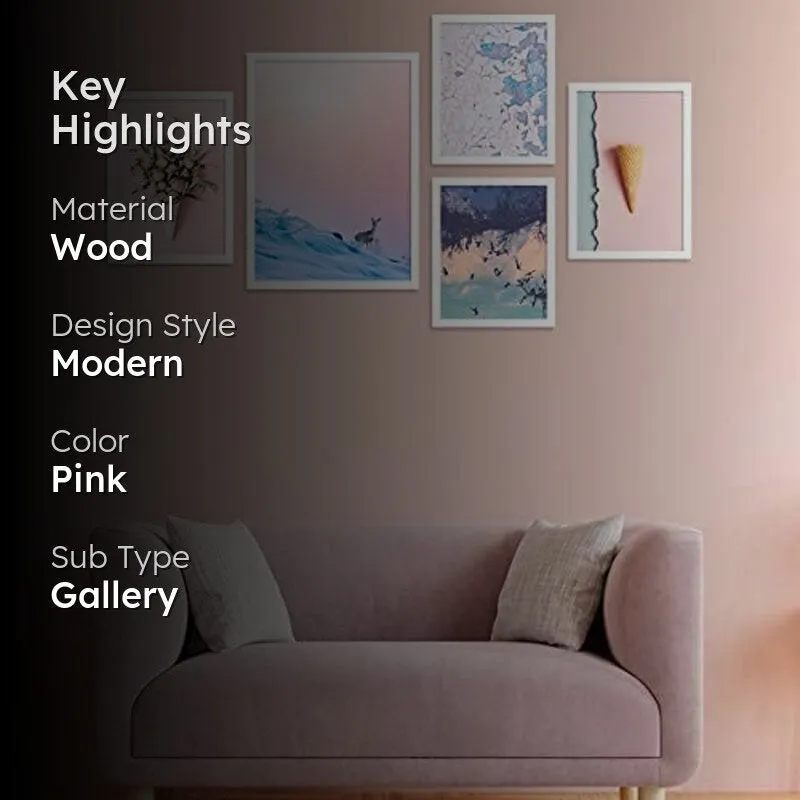 Pastel Nature Wall Art - Set Of Five media 2