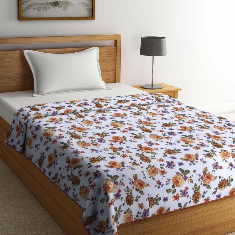Charmesi Rose Printed Glace Cotton/Microfiber Dohar media 7