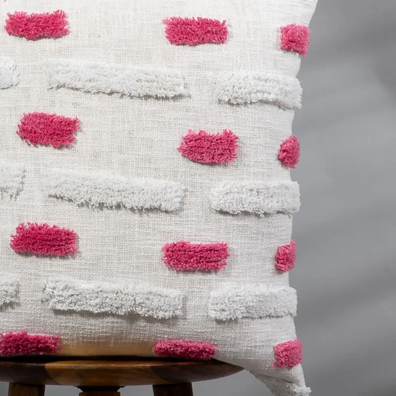Dot n Dash Tufted Cushion Cover media 5