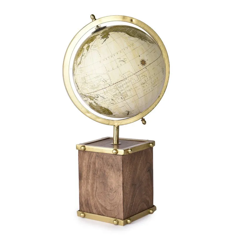 Maphira Metal Globe Showpiece media 3