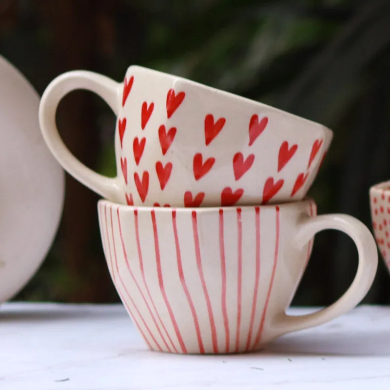 Byrne Ceramic Tea Cup (220 mL Each) - Set of Two media 1