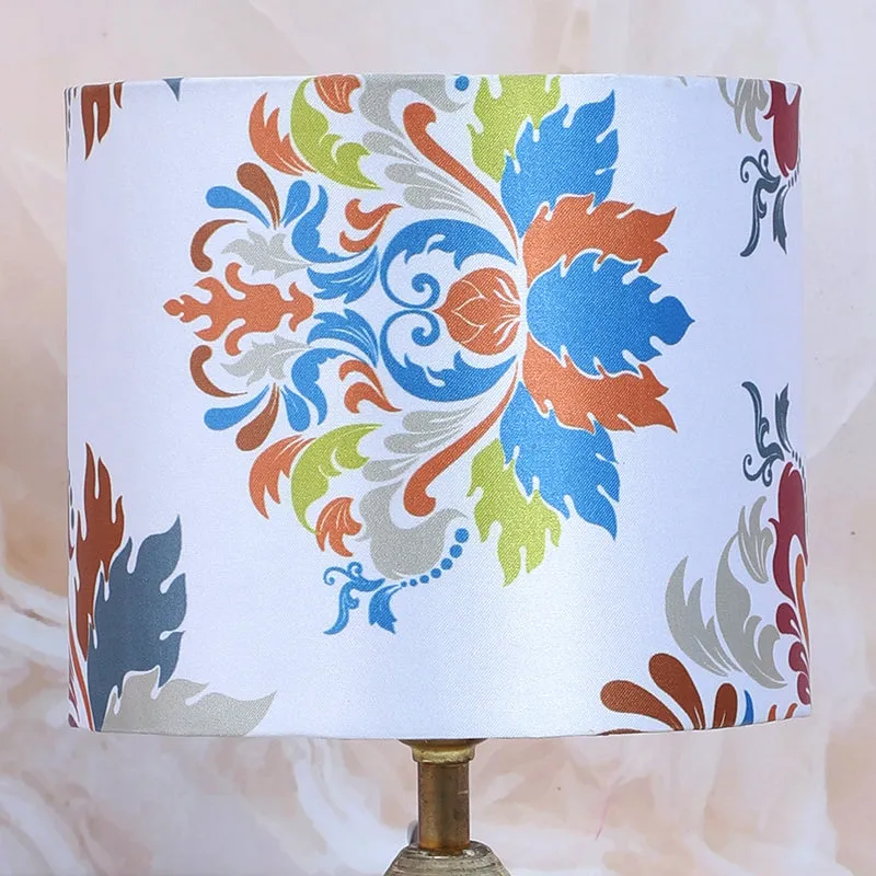 Nordlys Pebble Printed Mango Wood Table Lamp - Multicolor media 4