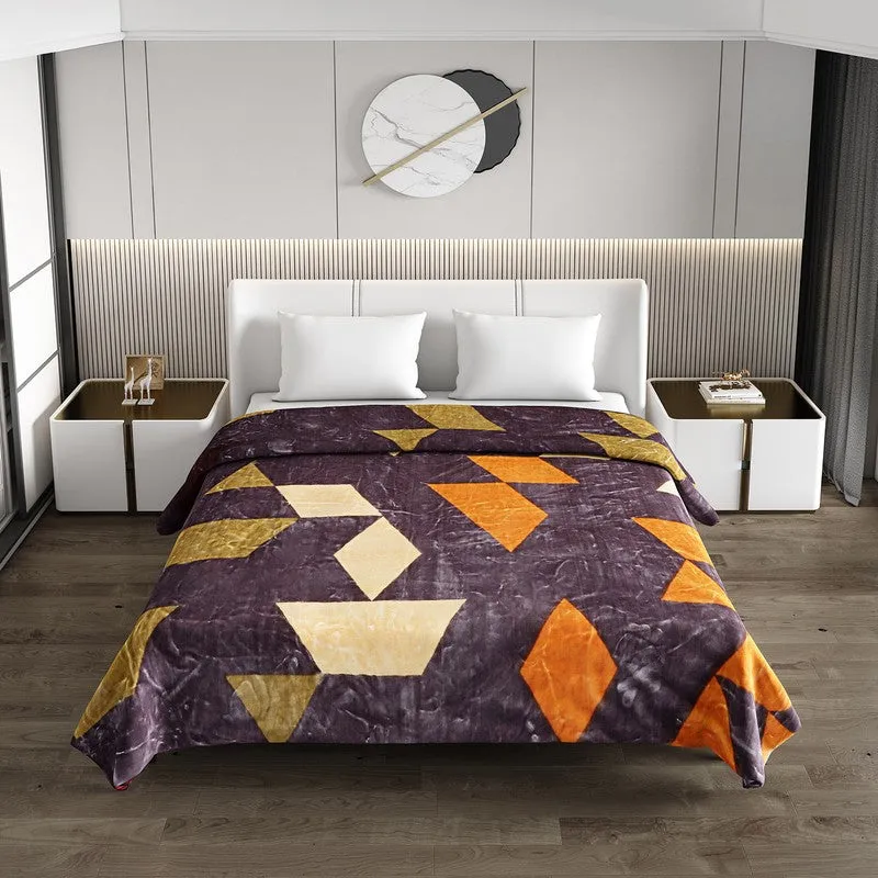 Monte Carlo Autumn Mosaic Blanket - 900 GSM media 3