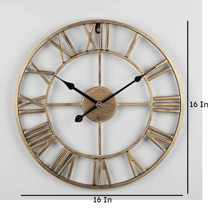 Timey Silent Wall Clock - Bronze media 7