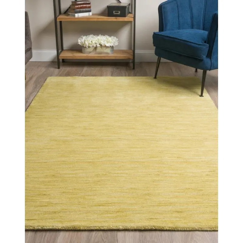 Aylin Hand Woven Wool Rug - Lime Green media 3