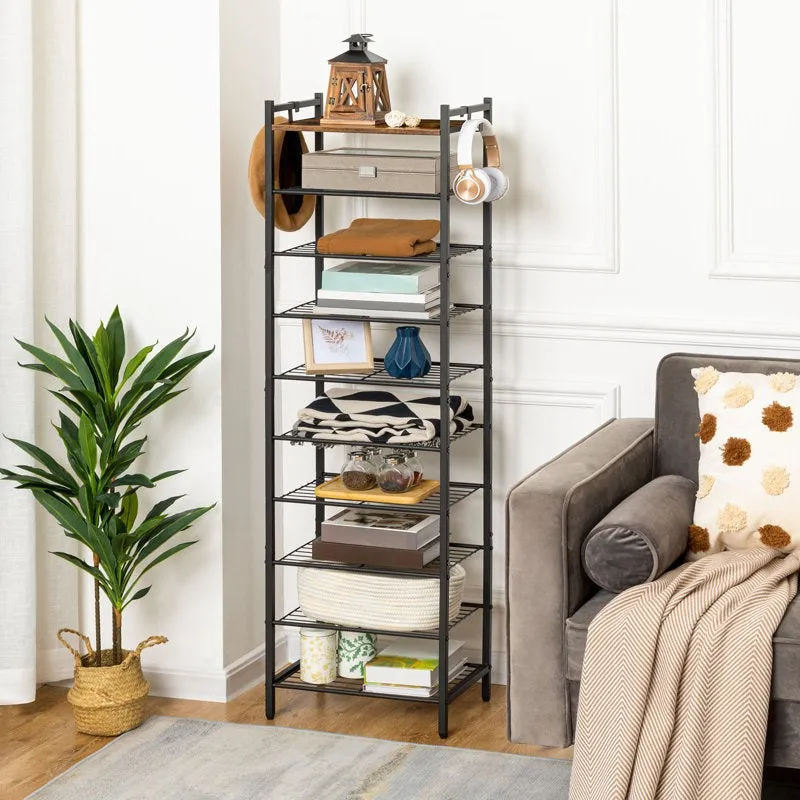 Efficient Metal Shoe Rack - Black media 1