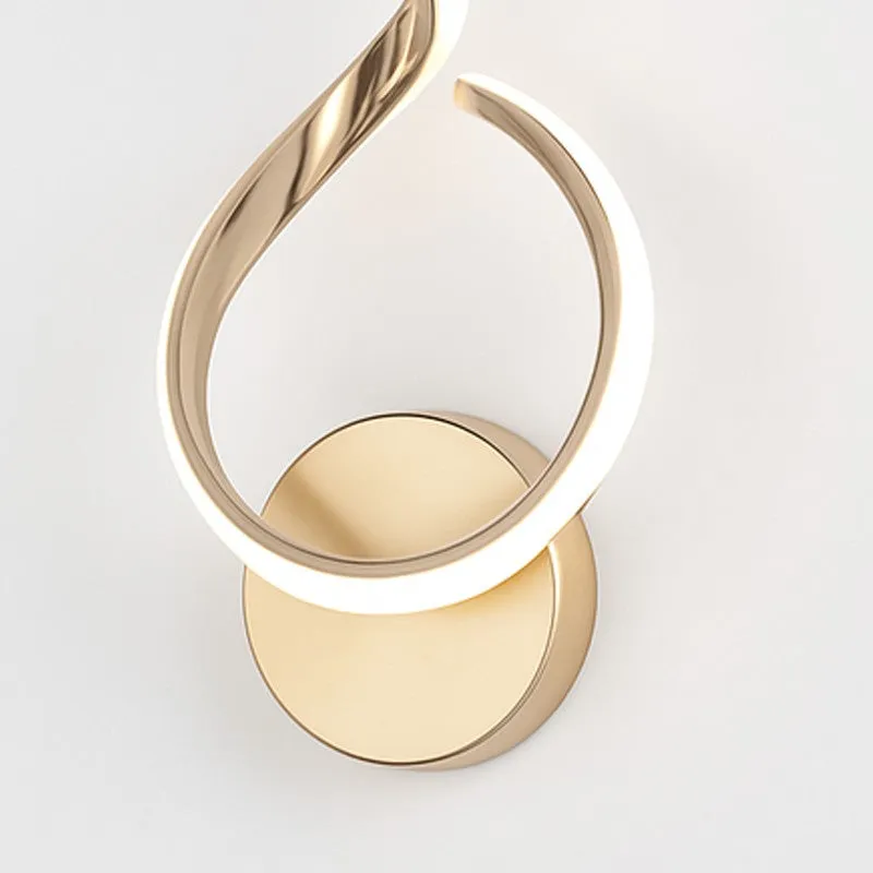 Swirl Aluminum Wall Lamp media 5