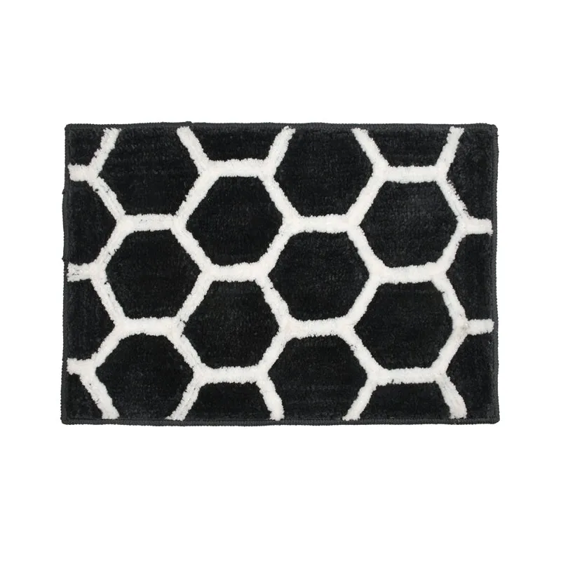 Trevona Cotton Bath Mat - Grey media 1