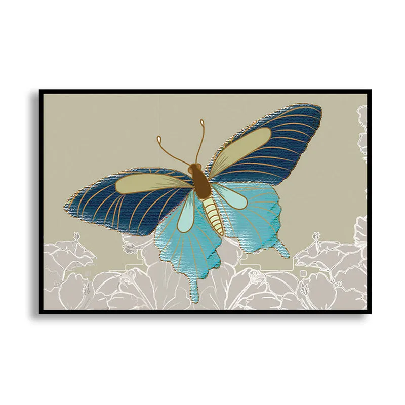 Butterfly's Whimsy Wall Art with Black Frame media 3