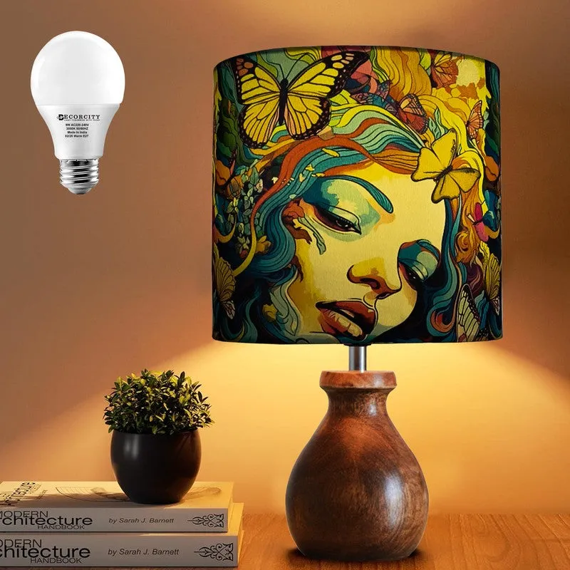 MuseAura Shine Wooden Table Lamp media 4