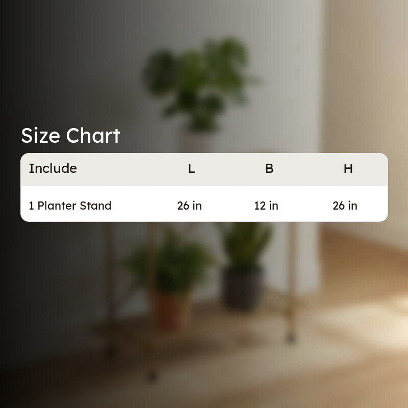 Leafnest Metal Planter Stand - Brown media 10