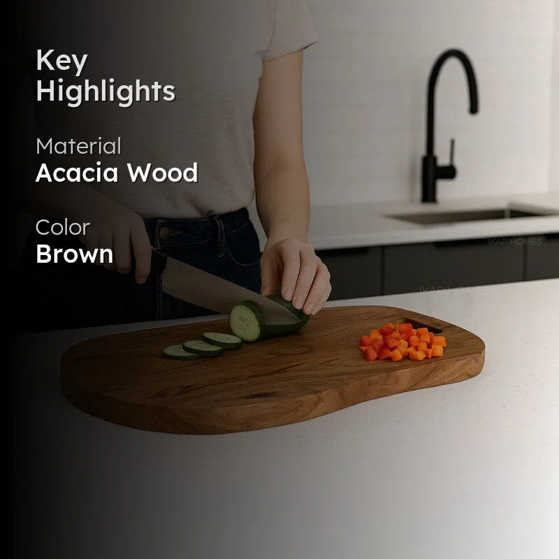 Corros Boho Acacia Wood Chopping Board media 2