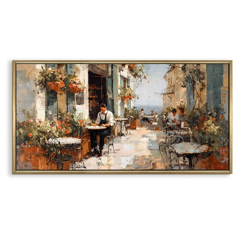 Vintage Europe Bistro Street Wall Art media 4