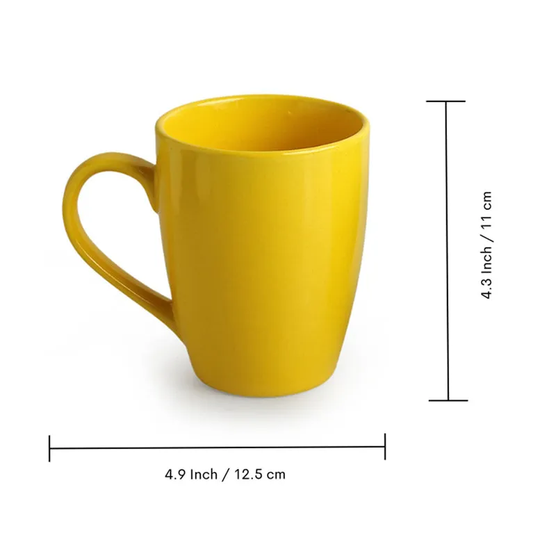 Asfar Ceramic Coffee Mug (320 mL Each) - Set of Six media 7