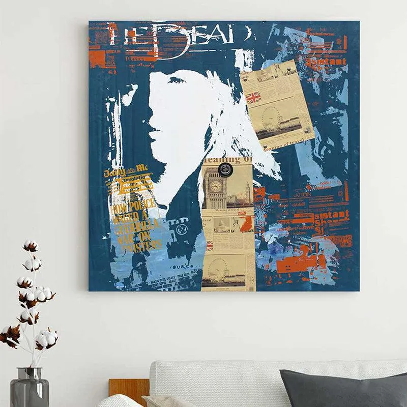 Agna Abstract Canvas Wall Painting media 2