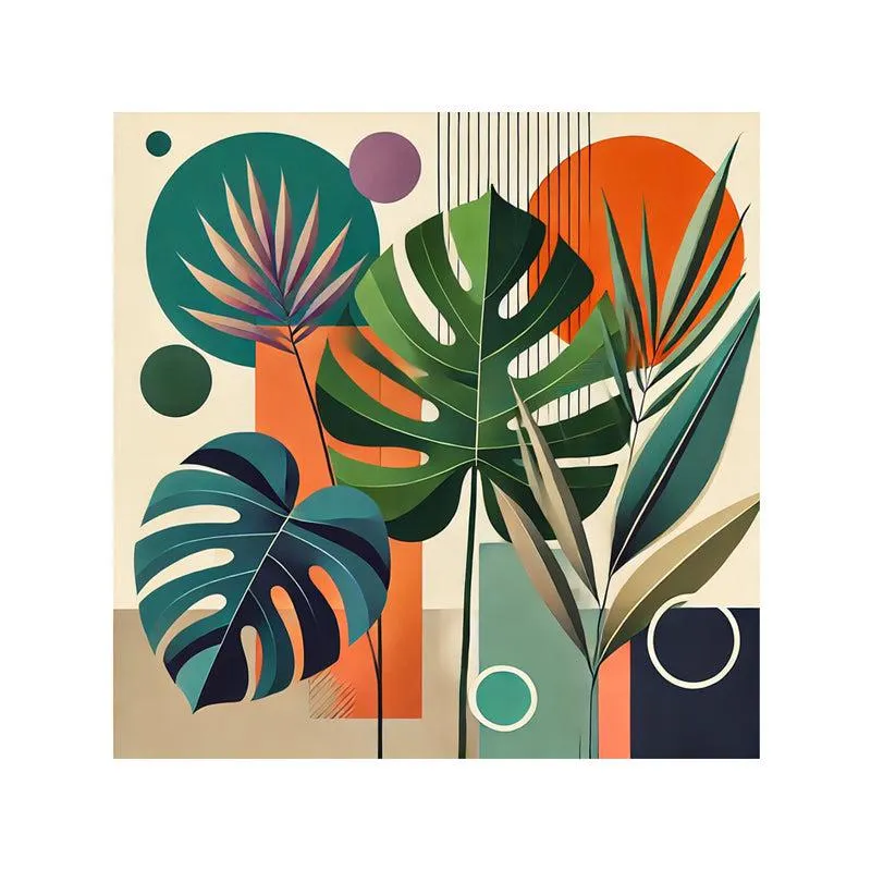 Verdure Geometric Wall Painting media 4