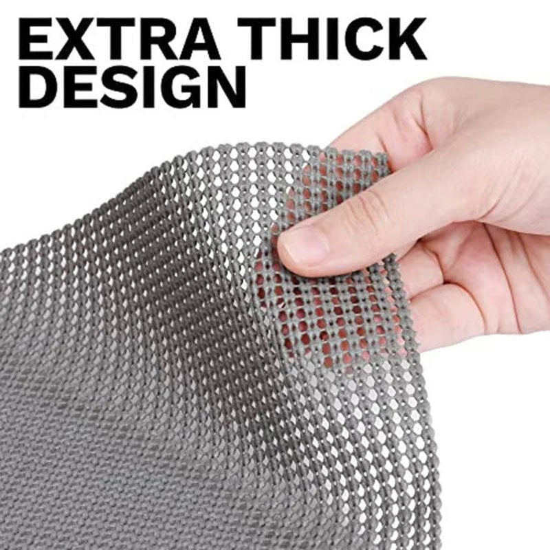 Neat Stack Kitchen Shelf Liner Mat (Grey) - Set Of Two media 4