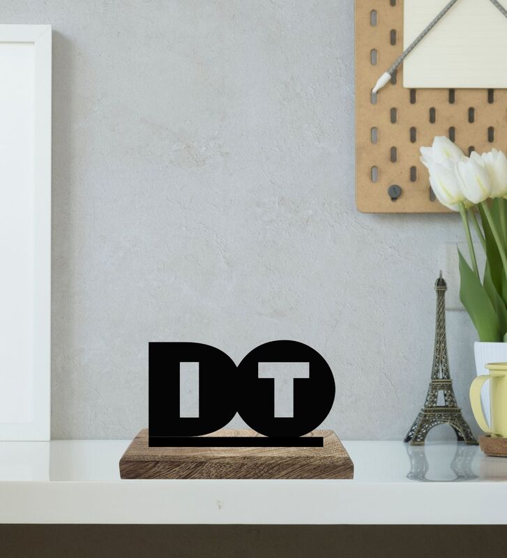 Achieve through Action Typography Showpiece - Set Of Two media 4