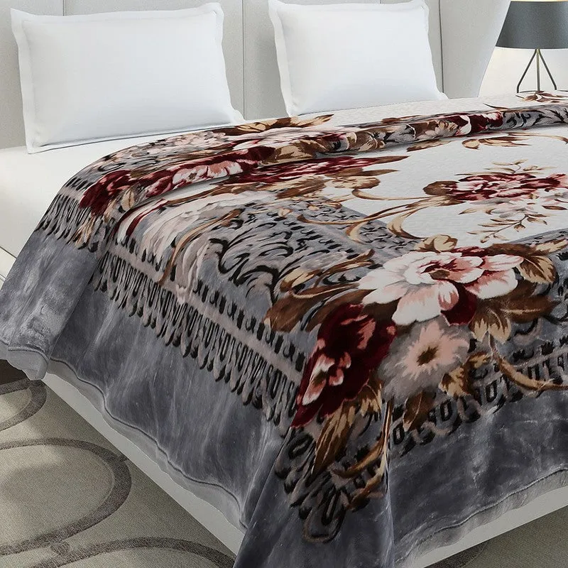 Monte Carlo Floral Elegance Blanket - 1042 GSM media 4