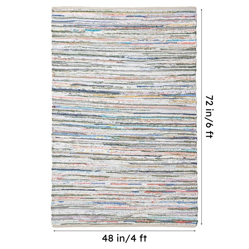 Natte I Handwoven Cotton Rug media 8