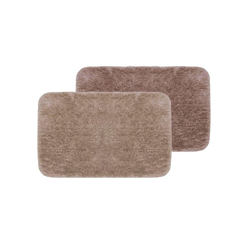 Foot Mate Anti Slip Bathmat (Mocha & Light Brown) - Set Of Two media 3