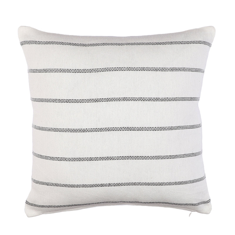 Thread Stripe Woven Cushion Cover (Blue) - Set Of Two media 5