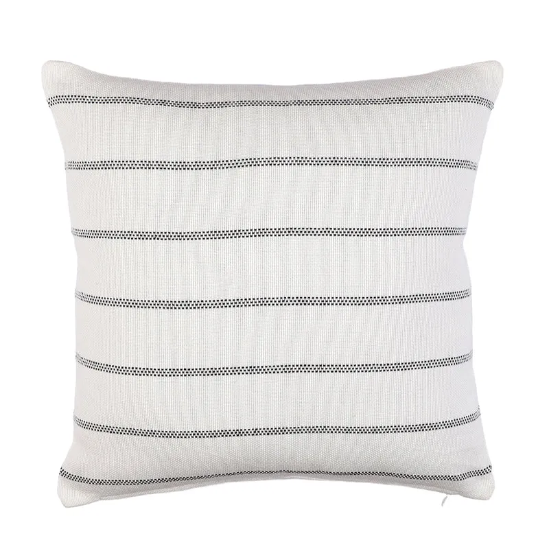 Thread Stripe Woven Cushion Cover (Blue) - Set Of Two media 5