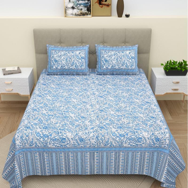 Davinsa Ethnic Cotton Bedsheet - 124 TC media 3