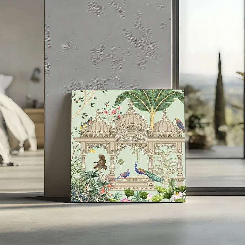 Calm Of Garden Canvas Wall Art media 5