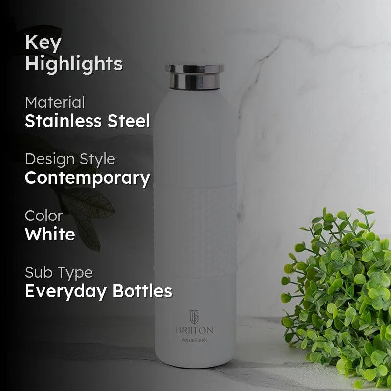 Keno Sip Water Bottle (White) - 620 mL media 2
