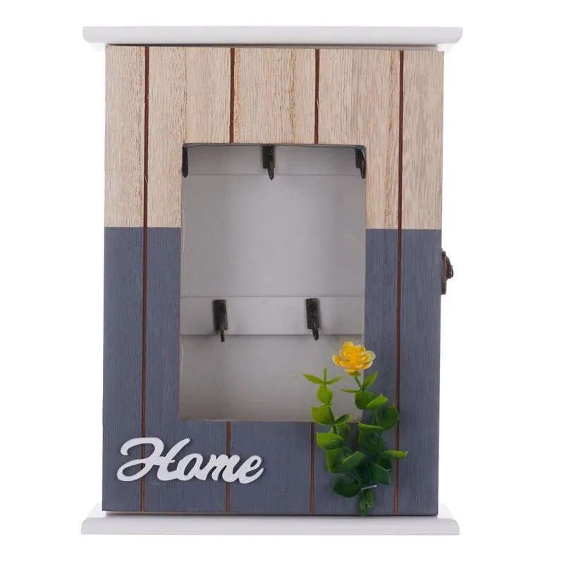 Home Leaf Key Holder Wooden Wall Accent media 5