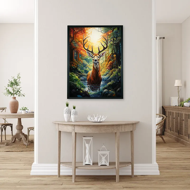 Wild Deer Canvas Wall Art media 4