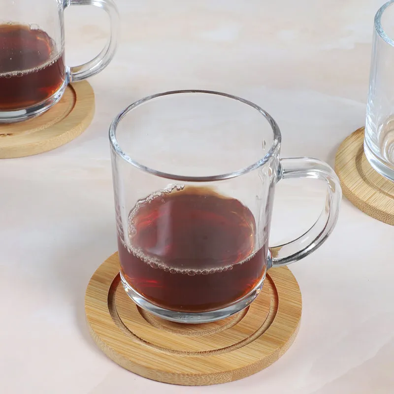 Ethan Glass Tea Cup (180 mL Each) - Set of Six media 3